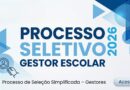 Processo Seletivo Simplificado para Gestores Escolares da Rede Municipal Processo Seletivo Simplificado para Gestores Escolares da Rede Municipal