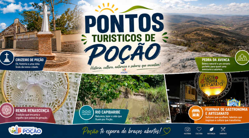 PONTOS TURÍSTICOS DE POÇÃO PONTOS TURÍSTICOS DE POÇÃO